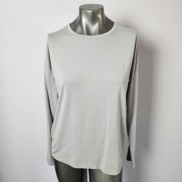 Apana Yoga Lifestyle Pale Purple Keyhole Tie Back Activewear Tunic | Womens Med - Picture 2 of 16